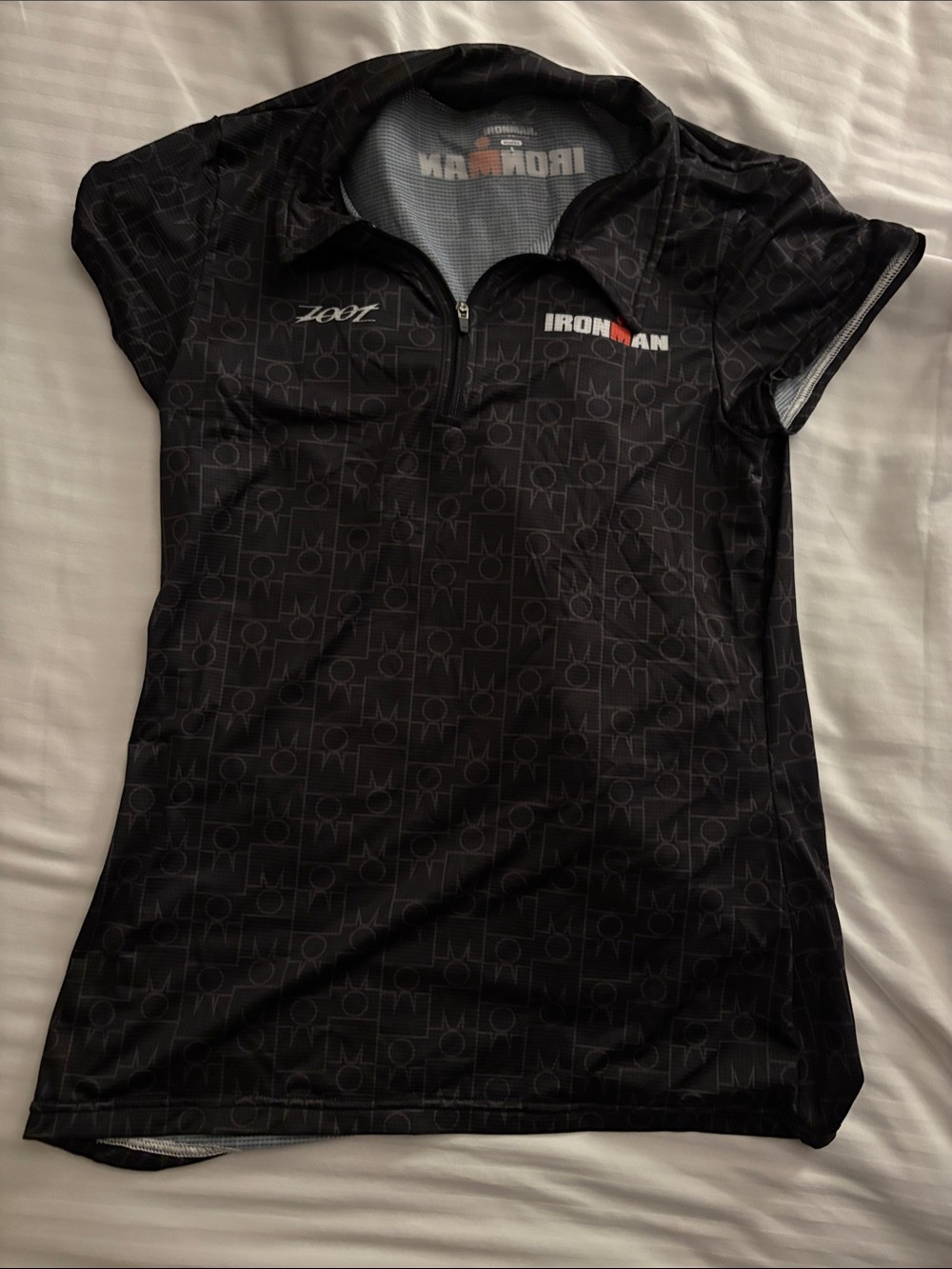 IRONMAN Zoot Black Short-Sleeve womens Performance Polo